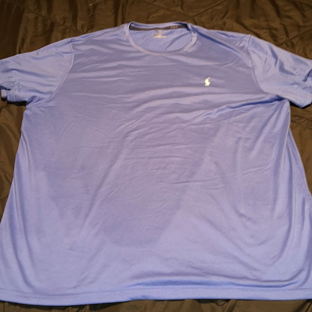 Practically brand new polo 2xl blue performance t-shirt